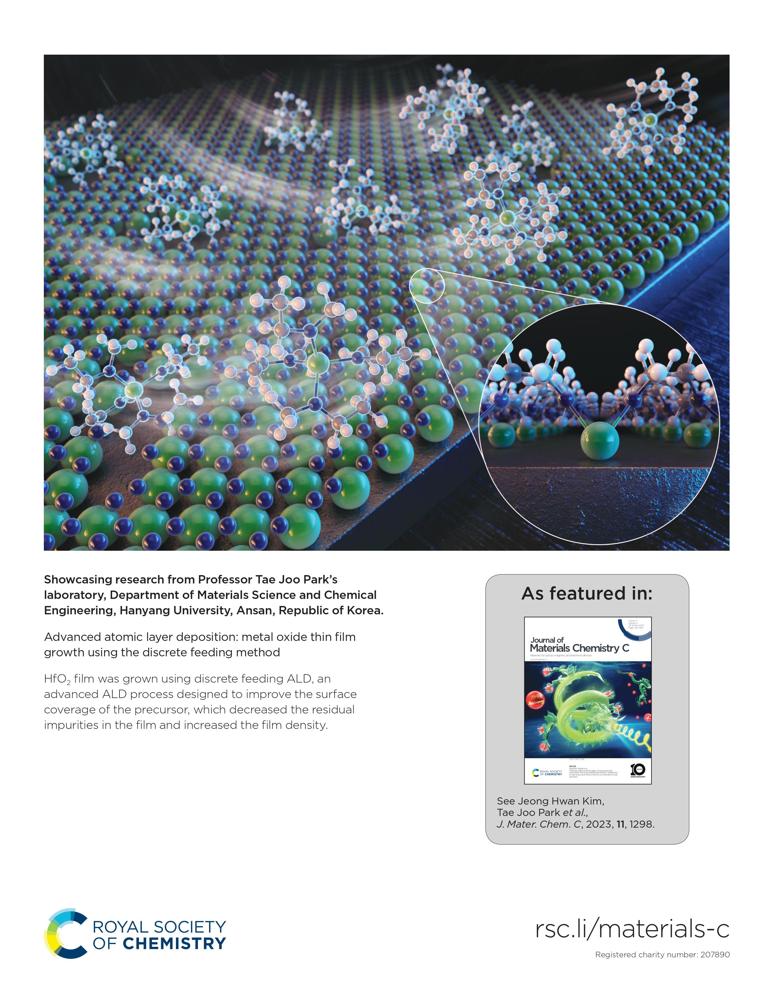 Community > Notice > Journal of Materials Chemistry C, Cover Paper 선정